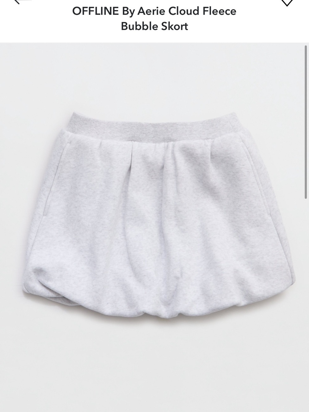 OFFLINE Aerie Bubble Skort NWT